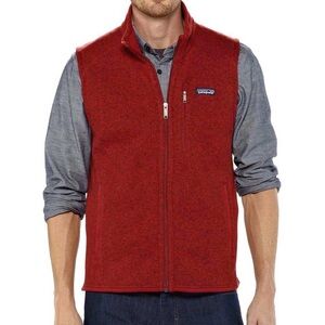 Patagonia Men’s Red Better Sweater Vest Medium